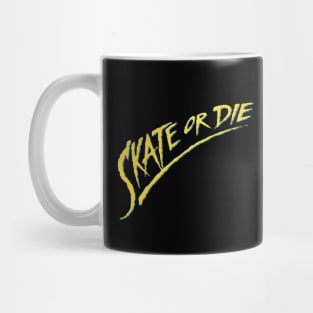 Skate or Die 8 Bit Game Mug